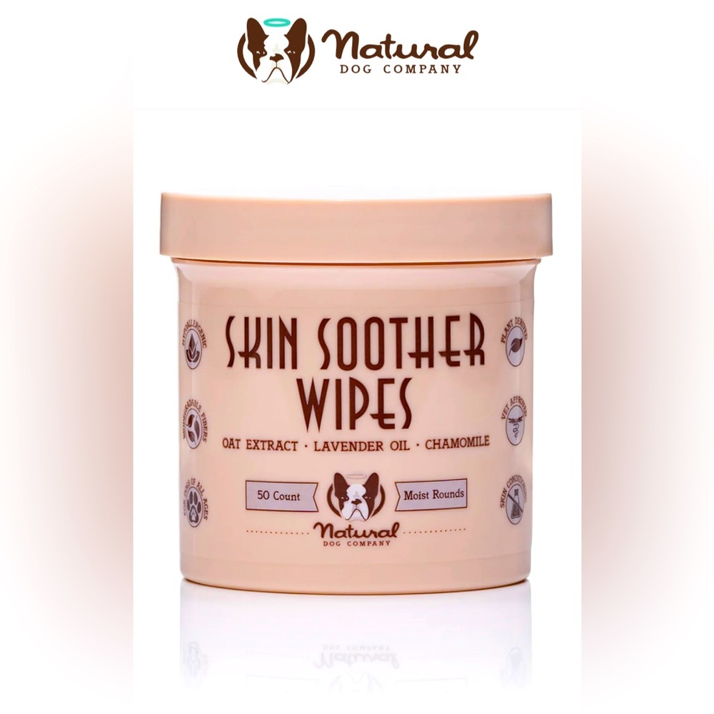 💥HOST PICK💥 • Natural Dog Company • Skin Soothing Wipes • 50 count rounds